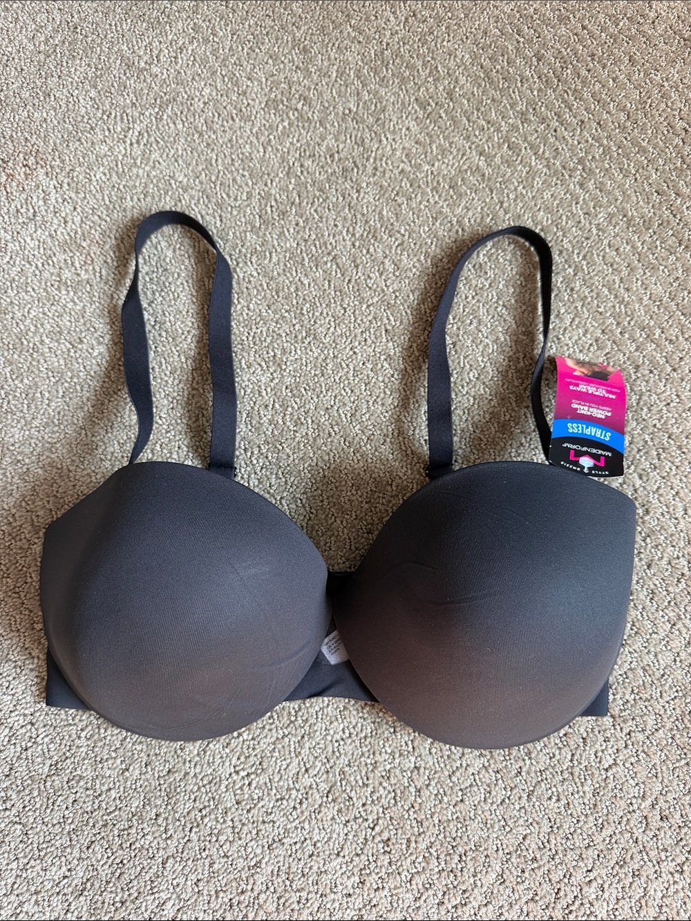 Maidenform Smooth Molded Strapless Bra - black